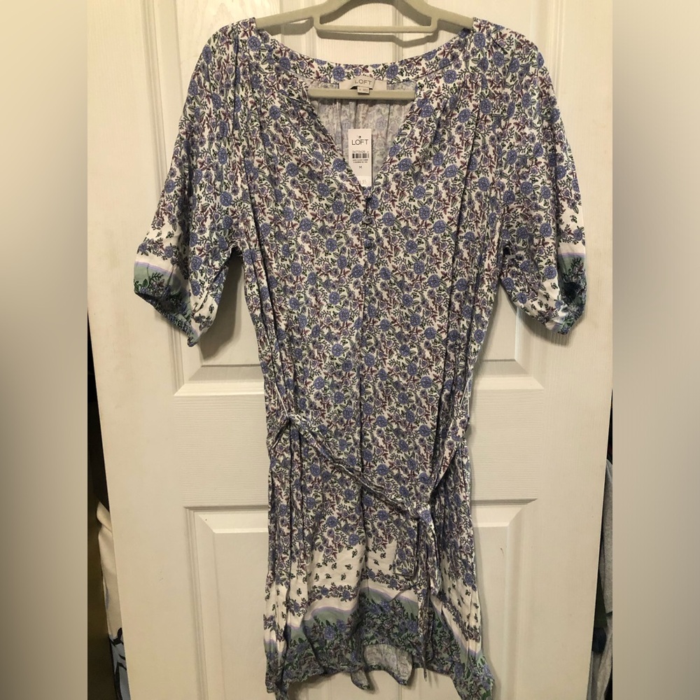 NWT LOFT Floral Print Women's Dress